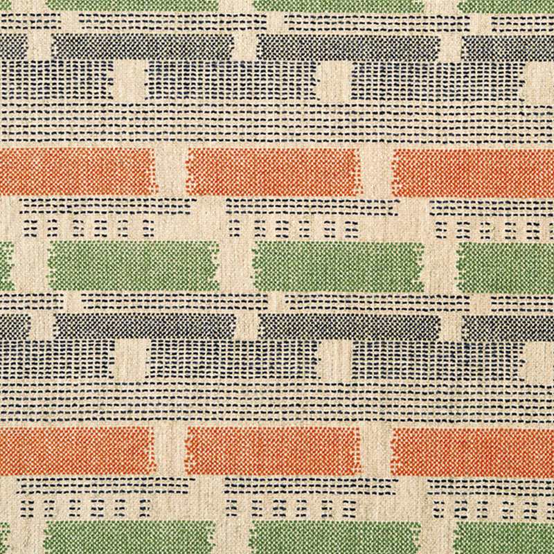 Kit Kemp Loom Weave Fabric in Orange